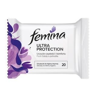 Femina Chusteczki do higieny intymnej Ultra Protection, 20 szt.