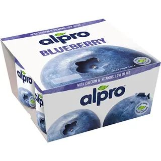Alpro Yofu de Soja de Mirtilo Vegan Pack 4 embalagem 125 g - 18823300217