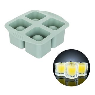 Stampo ghiaccio in silicone - 4 cubi