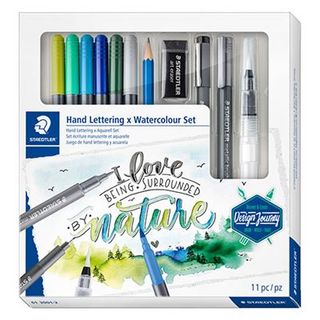 Set Hand Lettering Y Acuarela Design Journey Staedtler (4007817076811)