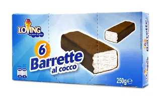 6 Barrette al cocco