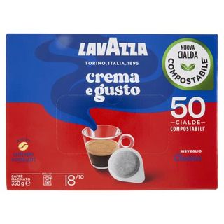 Lavazza crema e gusto Classico 50 Cialde Compostabili* 350 g