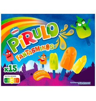 Helado Pirulo Fantasmikos 15 Uds.