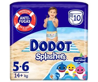 Pañal Bañador Dodot Splashers Talla 5 10 Uds.