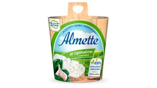 Almette - Serek twarogowy ze szpinakiem i czosnkiem - 150 g