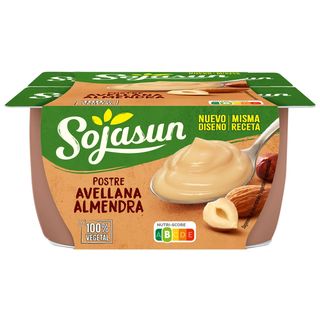 Postre Soja Praline Sojasun 4X100Ggr