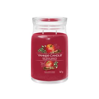 Red Apple Wreath candela in giara grande - Yankee Candle