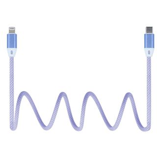 Cable Magnético Tipo C+Lightning Morado