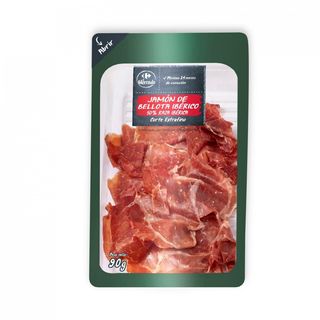 Jamon Bellota Ibe 50% Ri Lonch Fino  El Mercado  90 Gr.