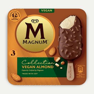 Helado Bombón De Almendras Vegano Magnum Sin Gluten 3 Uds.