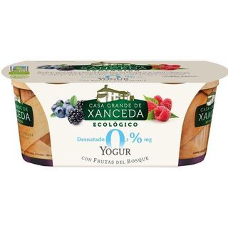 Yogur Eco Frutas Del Bosque 0% Casa G. De Xanceda, Pack 2X125 Gr. (16723900)