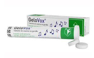 GeloVox o smaku porzeczkowo-mentolowym 20 tabletek