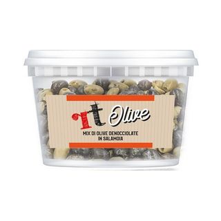 Rt#Olive Mix Denocciolate In Salamoia G.250