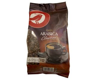 Café en Grano 100 % Arábica Producto Alcampo 500 G.