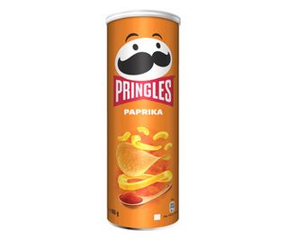 Patatas con Forma de Teja Pringles Paprika Bote de 165 G.