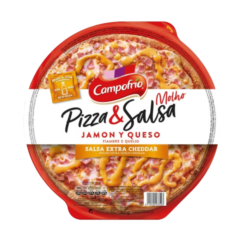 Pizza Fiambre e Queijo Campofrio 360g
