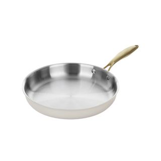 Padella 28 cm in acciaio bianco oro - California