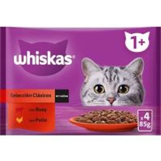 Salsa Clasic Whiskas, Pack 4X85 G (25506890)