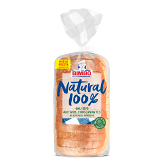 Pan Molde Natural 100% Bimbo 460Gr.