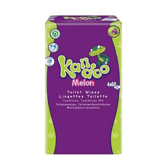 Toallitas Wc Recambio Kandoo Aroma Melón Pack 4X60 Uds (112963)