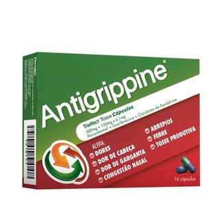 Antigrippine Trieffect Tosse - 16 Cápsulas - 85381102319