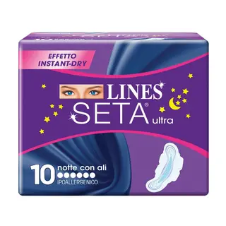 Lines Seta Ultra Notte 10 Assorbenti - 000024021