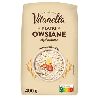 Vitanella Płatki owsiane błyskawiczne, 400 g