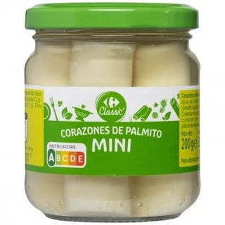 Corazones De Palmito Minis Carrefour Classic Sin Lactosa 100 G.