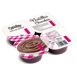 Natillas De Chocolate Dia Caprichoso Pack 4 X 125 G