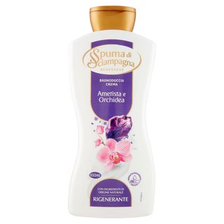 Spuma Di Sciampagna Benessere Rigenerante Bagnodoccia Crema Ametista E Orchidea 650 Ml -2415