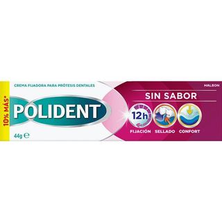 Crema Fijadora Dentadura Postiza Sin Sabor Polident, Tubo 44 G (26220400)