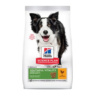 2.5 kg Hill's Science Plan Youthful Vitality Medium Adult Pollo pienso para perros