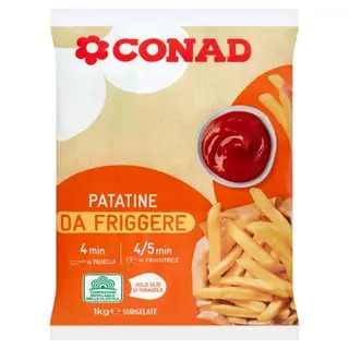 CONAD Patatine da Friggere Surgelate 1 kg - 8003160590123