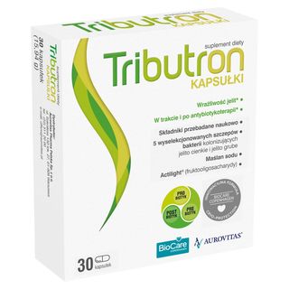 Tributron Preparat wspierający florę bakteryjną jelit Kapsułki