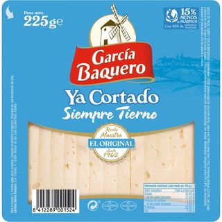 GARCÍA BAQUERO Queso Tierno Cortado Cuña 225 G