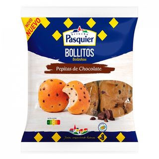 Bollitos Pepitas De Chocolate Pasquier 8U/333 Gr.