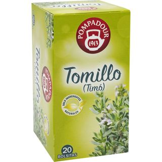 Infusión Tomillo, Caja 20 Bolsitas 30 G