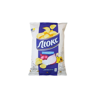 Chipsy ziemniaczane o smaku śmietany i cebuli oł "Lyuks" 125g