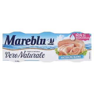 Mareblu VeroNaturale Tonno al Naturale 3 x 60 g