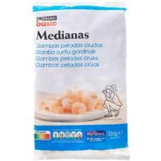 Gamba Pelada 100/200 Eroski Basic 320G (17816141)