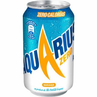 Bebida Isot. Zero Naranja Aquarius Lata 33Cl