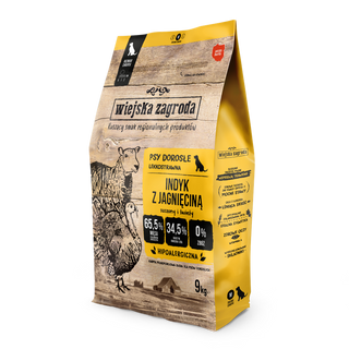 Wiejska Zagroda Adult Indyk z jagnięciną M 9kg