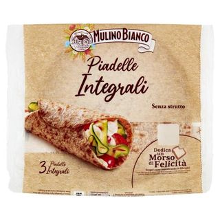 Mulino Bianco Piadelle Integrali Ideale per Piadina 3pz 225g