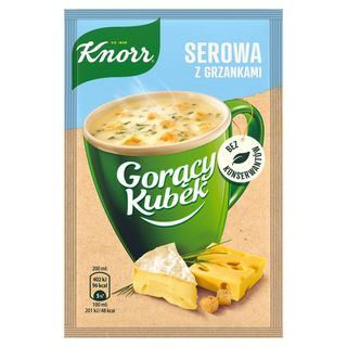 Knorr Gorący Kubek Serowa z grzankami, 22 g