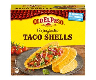Tacos Shells Aperitivos Fritos de Maíz Old El Paso 12 Uds. 156 G.