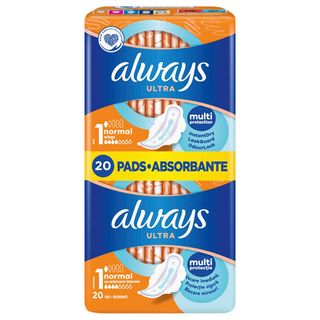 Always Ultra Podpaski Normal 1, 20 szt.
