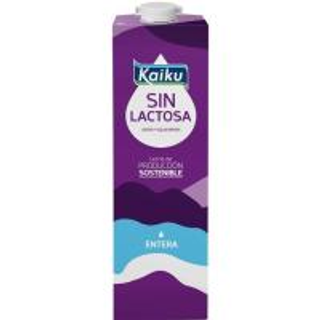 Leche Entera Sin Lactosa Kaiku, Brik 1 Litro