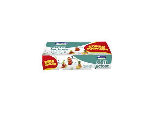 IOGURTE SEM LACTOSE MIMOSA MULTISABORES POUPANÇA 8X120G