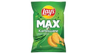 Lay's - Chipsy ziemniaczane karbowane o smaku zielonej cebulki - 190 g