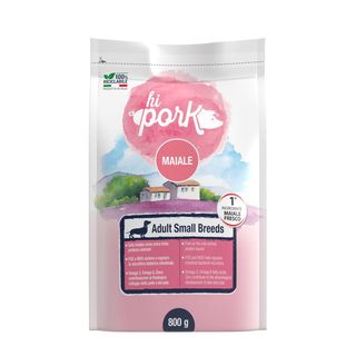 Hi pork dog adult small breeds maiale fresco 800g